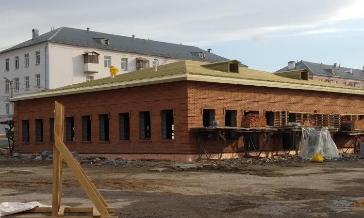 Идет строительство здания нового автовокзала. Фото: СОЛИКАМСК 