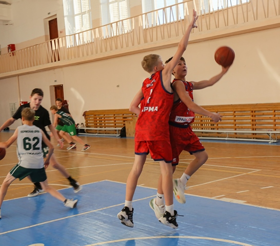 На тренировке